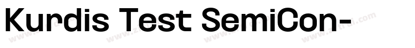Kurdis Test SemiCon字体转换
